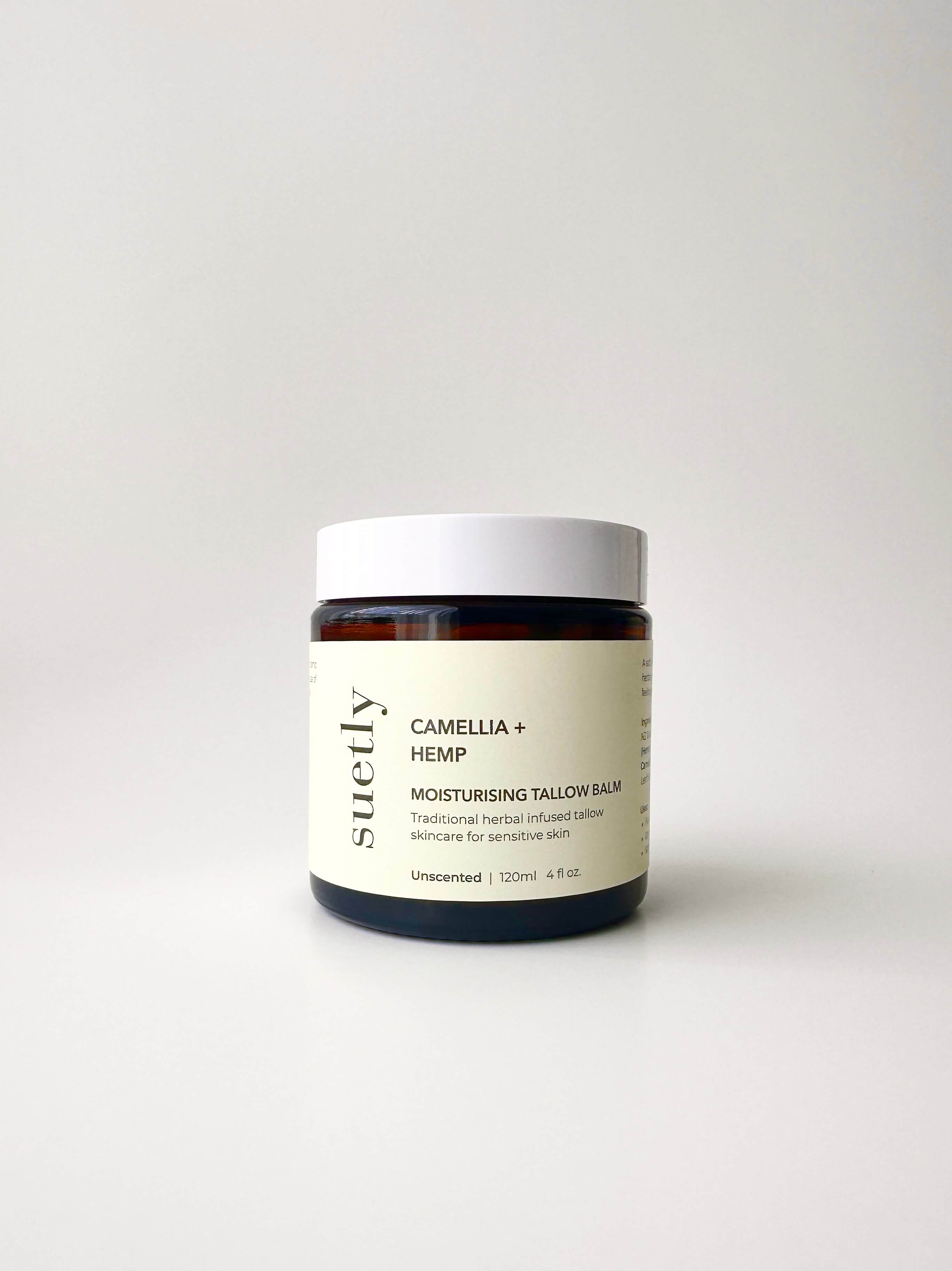 Tallow Balm with Camellia + Hemp (Kawakawa)